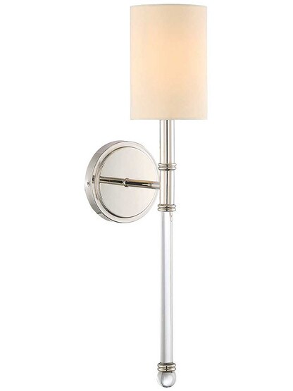 Fremont 1-Light Sconce in Polished Nickel.